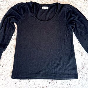 MADEWELL Scoop Neck Black Tee